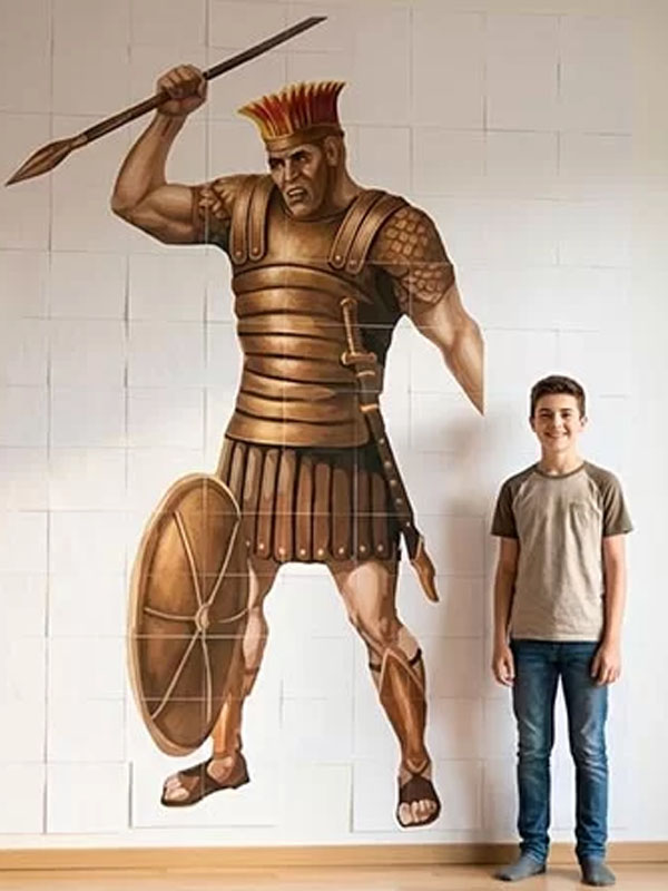 David and Goliath Printable Activity - JWgames
