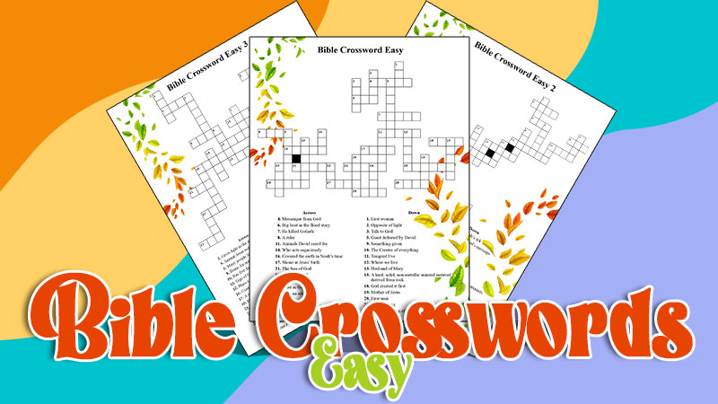 Bible Crossword Easy
